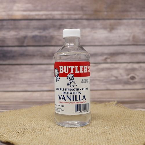 Bottle of Clear Double Strength Imitation Vanilla