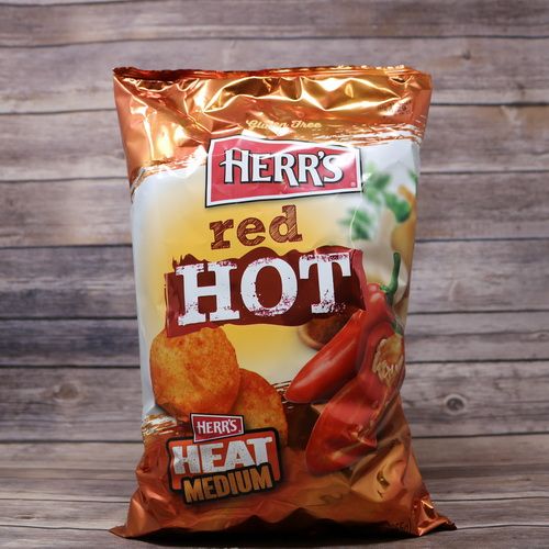 Bag of Red Hot Potato chips