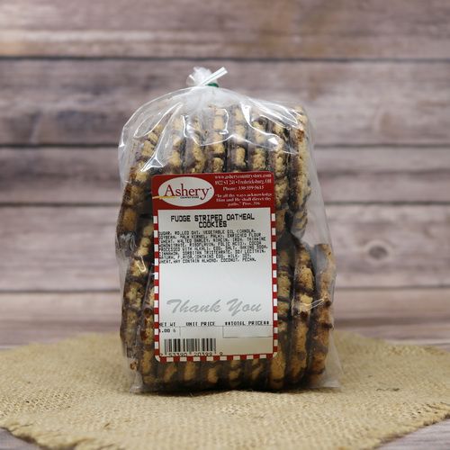 Bag of Fudge Striped Oatmeal Cookies