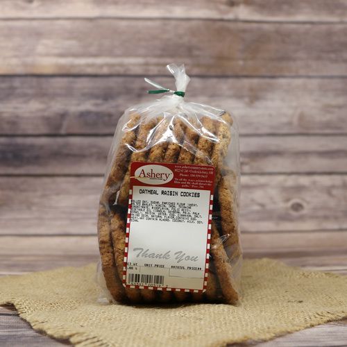 Bag of Oatmeal Raisin Cookies