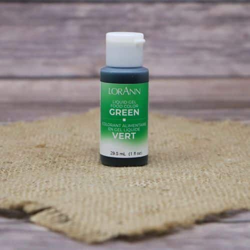 Bottle of Green Gel Food Coloring