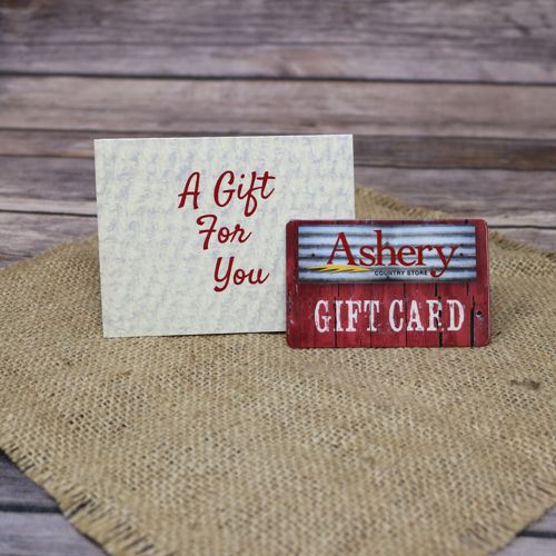 Gift Cards on a table