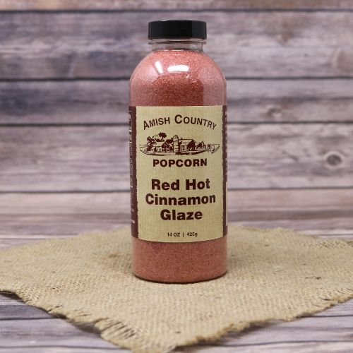 Bottle of Amish Country Red Hot Cinnamon Glaze