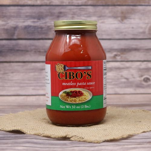 32 oz jar of Cibo's Meatless Pasta Sauce