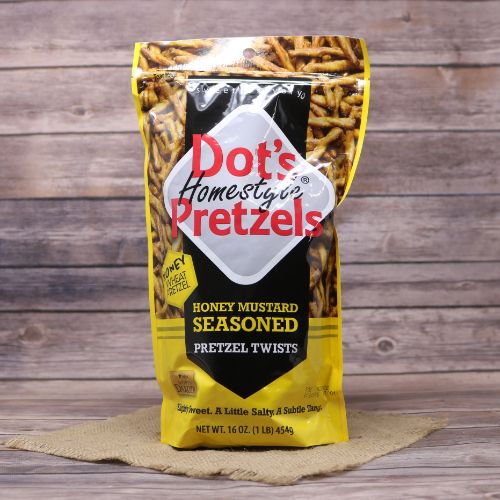 Bag of Dot's Honey Mustard Pretzels