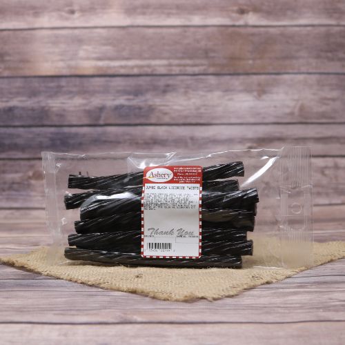 Bag of Jumbo Black Licorice Twists