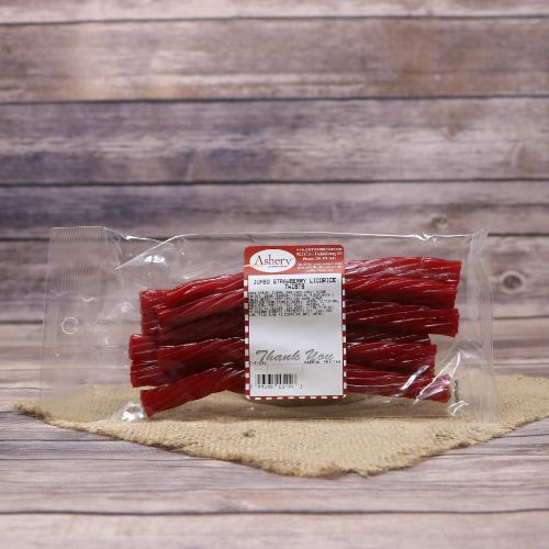 Bag of Jumbo Strawberry Licorice Twists