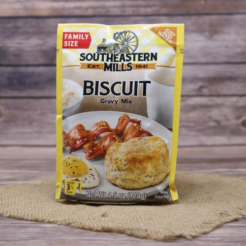 Bag of Southeastern Mills Biscuit Gravy Mix