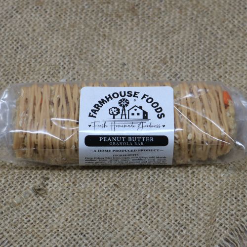 Package of Farmhouse Foods Peanut Butter Granola Bar