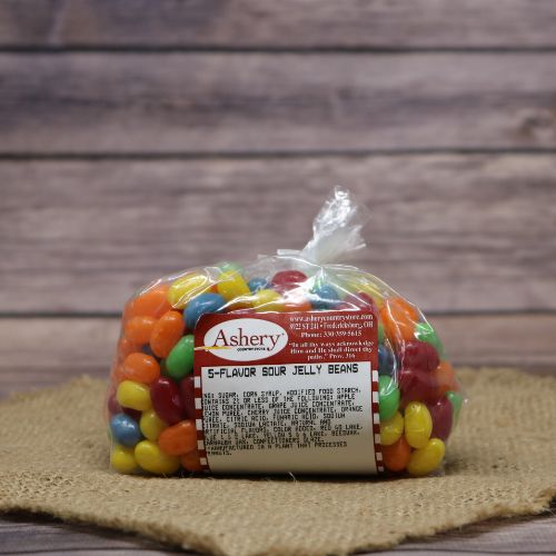 Bag of sour jelly beans