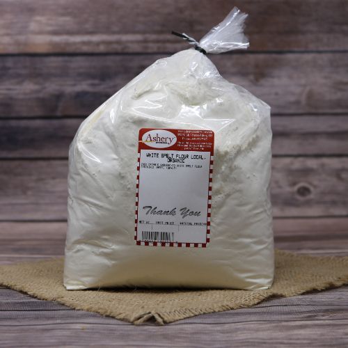 Bag of Organic White Spelt Flour Local