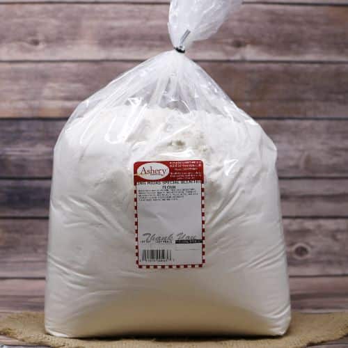 Bag of special bleached flour