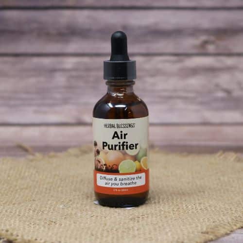 Small bottle of air purifier oil