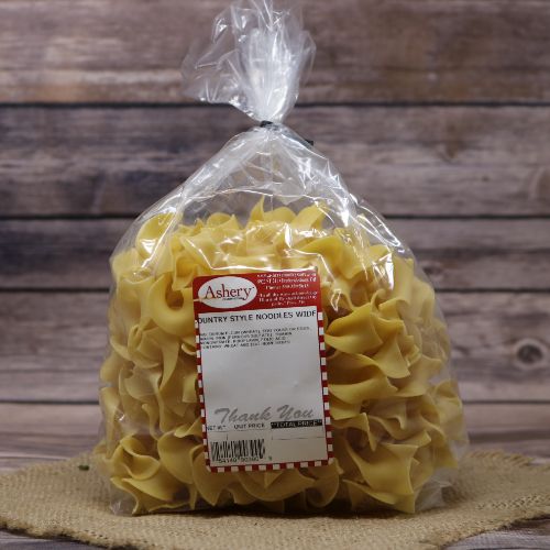 Bag of wide country style noodles