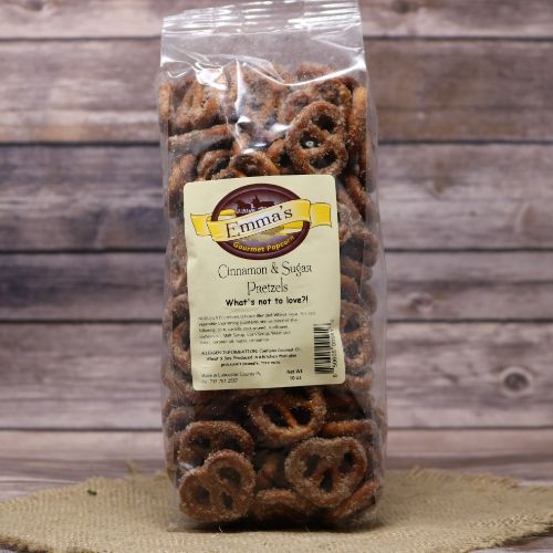 Bag of cinnamon sugar pretzels