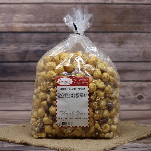 Bag of gourmet cluster pretzels