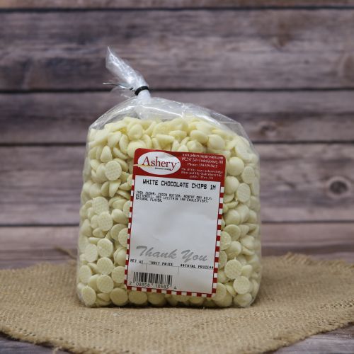 Bag of white chocolate chips