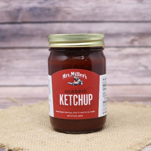 Jar of Mrs. Miller’s Classic Ketchup