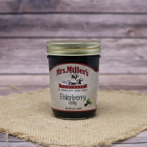 Jar of Mrs. Miller's Elderberry Jelly
